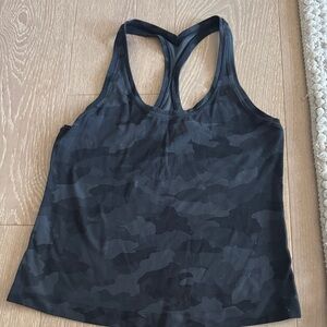 lululemon athletica Black Camo Tank Top